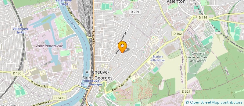 localisation de l'entreprise MADAME TESNIM BEN HAJMESSAOUD  VILLENEUVE-SAINT-GEORGES