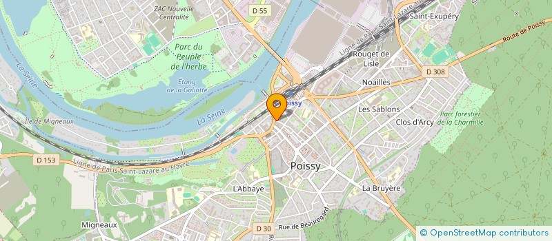 localisation de l'entreprise MADAME TESNIM BEN ROMDHANE  SARTROUVILLE