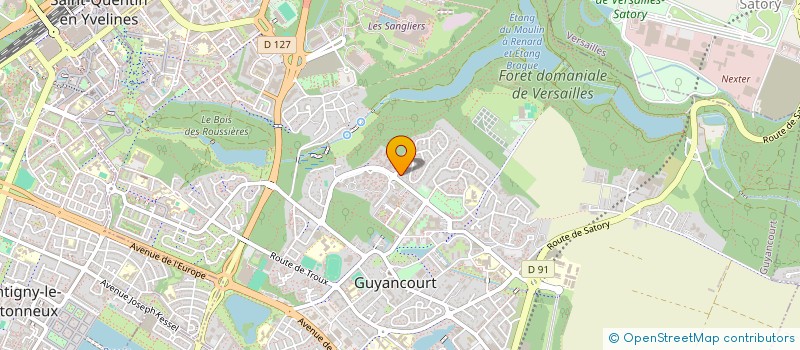 localisation de l'entreprise MADAME TESNIME CHAKCHOUK  GUYANCOURT