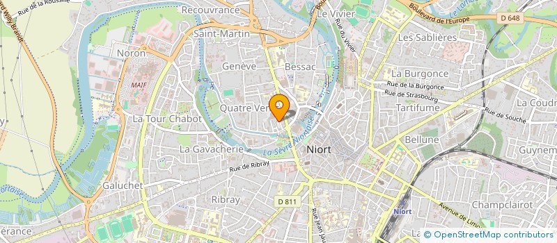 localisation de l'entreprise MADAME TESS BEAR à NIORT