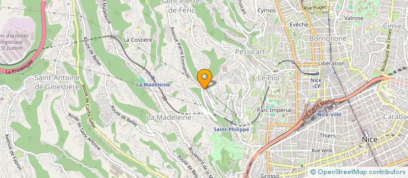 localisation de l'entreprise MADAME TESS BERTHELOT  NICE