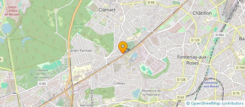 localisation de l'entreprise MADAME TESS CALL ESTANY à CLAMART