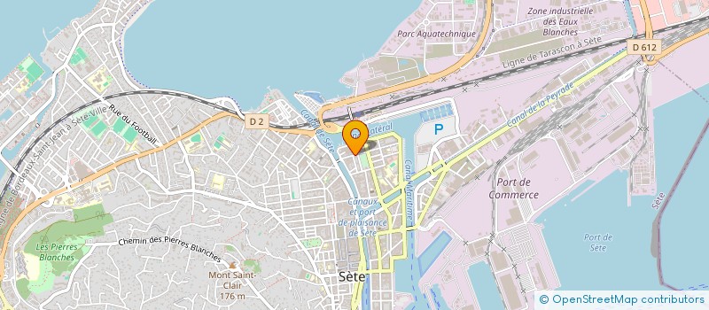 localisation de l'entreprise MADAME TESS CASTAGNE  SETE