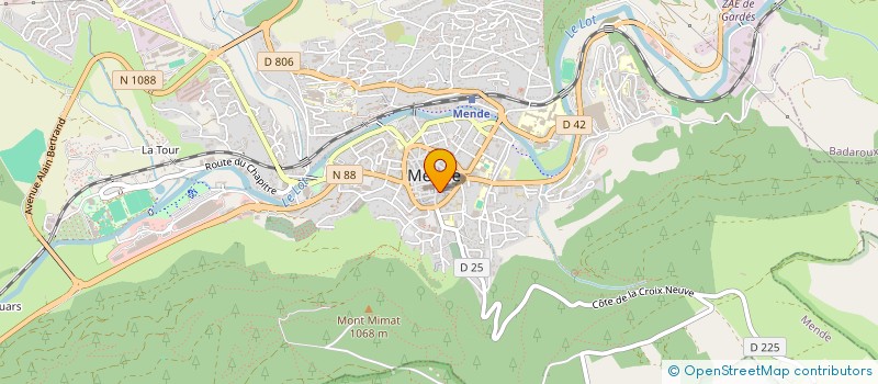 localisation de l'entreprise MADAME TESS DEALE  MENDE