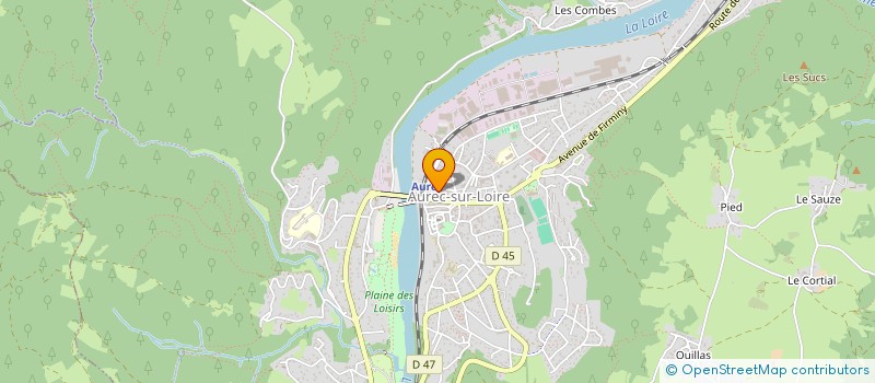 localisation de l'entreprise MADAME TESS DILANI à AUREC-SUR-LOIRE