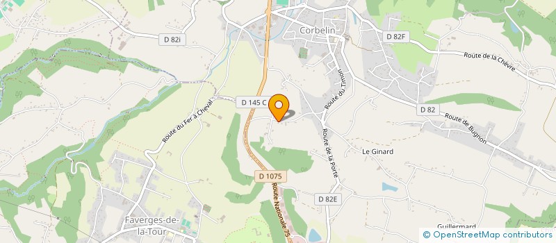 localisation de l'entreprise MADAME TESS FAURE  CORBELIN