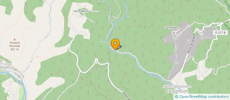 localisation de l'entreprise MADAME TESS LE ROY  SAINT-SEBASTIEN-D'AIGREFEUILLE