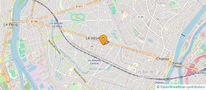 localisation de l'entreprise MADAME TESS MALASSIS à LE VESINET