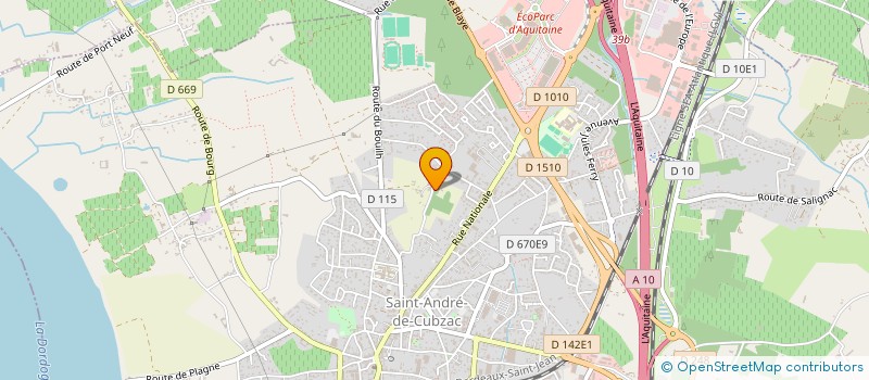 localisation de l'entreprise MADAME TESS TABUSTEAU  SAINT-ANDRE-DE-CUBZAC