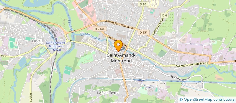 localisation de l'entreprise MADAME TESS TORRECILLAS à SAINT-AMAND-MONTROND
