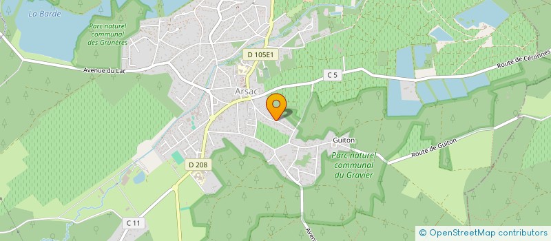 localisation de l'entreprise MADAME TESS VAN ROYEN à ARSAC