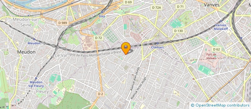 localisation de l'entreprise MADAME TESS WAKELY à CLAMART