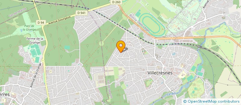 localisation de l'entreprise MADAME TESSA BAGUET  VILLECRESNES