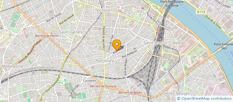 localisation de l'entreprise MADAME TESSA DARS  BORDEAUX