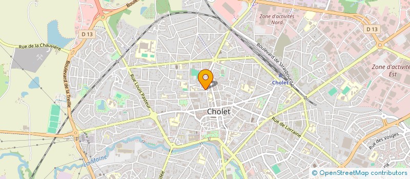 localisation de l'entreprise MADAME TESSA DEFOIS à CHOLET