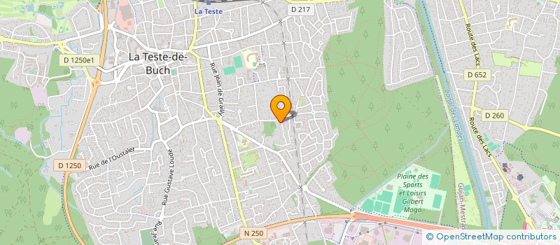 localisation de l'entreprise MADAME TESSA DELPECH à LA TESTE-DE-BUCH