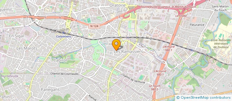 localisation de l'entreprise MADAME TESSA FAURE à COLOMIERS