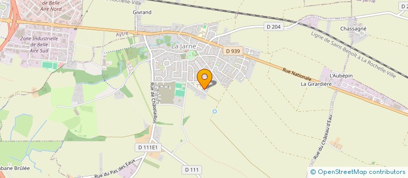 localisation de l'entreprise MADAME TESSA FROUIN  LA JARNE