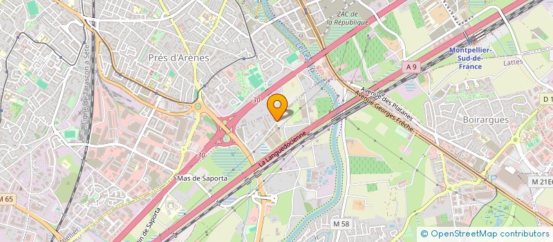 localisation de l'entreprise MADAME TESSA LIEVIN à LATTES