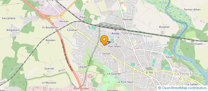 localisation de l'entreprise MADAME TESSA LOPEZ à AURAY