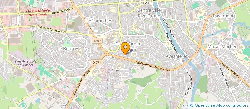 localisation de l'entreprise MADAME TESSA PHILIPPOT à LAVAL