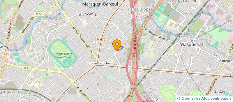 localisation de l'entreprise MADAME TESSA STOOP à MARCQ-EN-BARŒUL