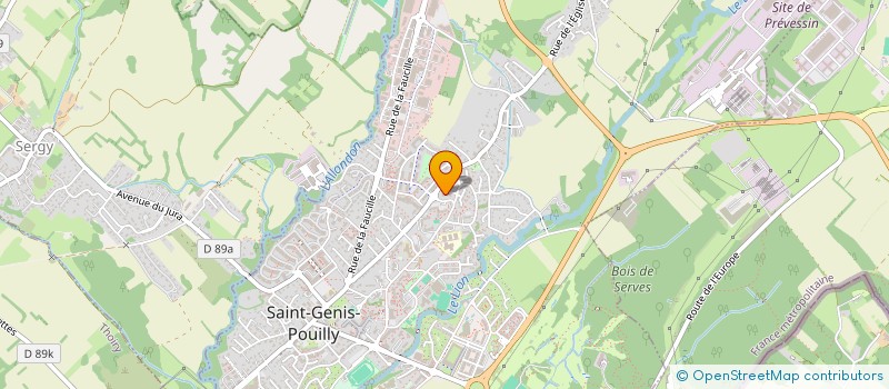 localisation de l'entreprise MADAME TESSA VANNIER à SAINT-GENIS-POUILLY