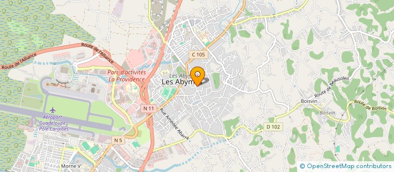 localisation de l'entreprise MADAME TESSANY BORDELAIS à LES ABYMES
