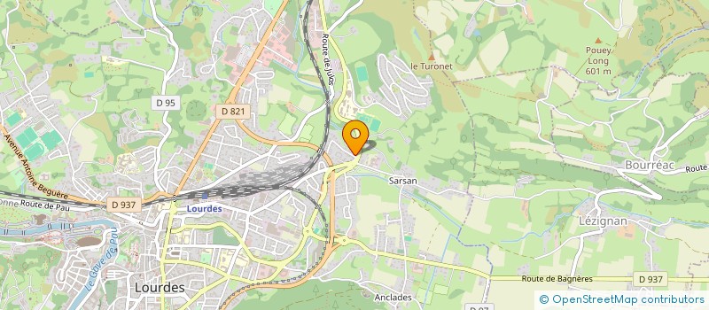 localisation de l'entreprise MADAME TESSIE MOSSINA  LOURDES