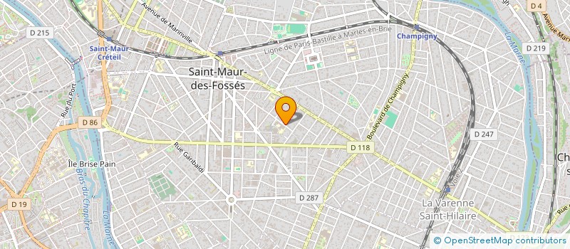 localisation de l'entreprise MADAME TESSY MANCIC à SAINT-MAUR-DES-FOSSES