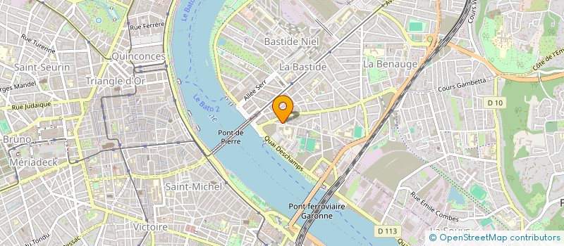 localisation de l'entreprise MADAME TETIANA GUZANOVA  BORDEAUX