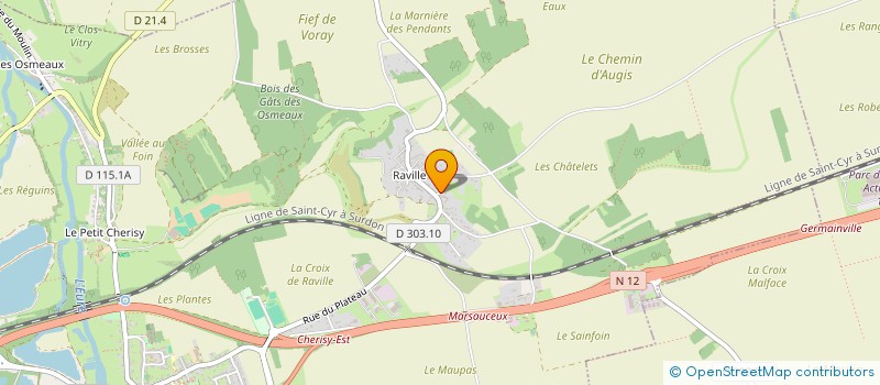 localisation de l'entreprise MADAME TETIANA KOLESNYK à CHERISY