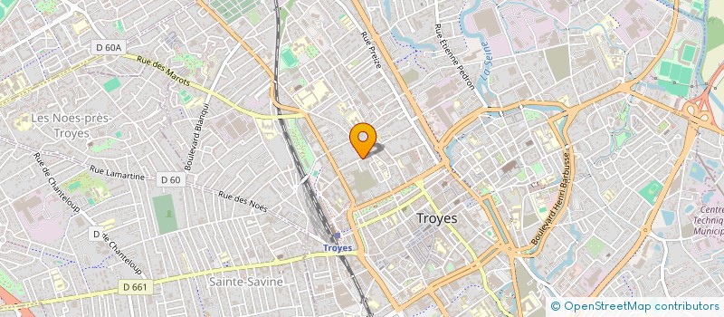 localisation de l'entreprise MADAME TETIANA MEZINOVA à TROYES