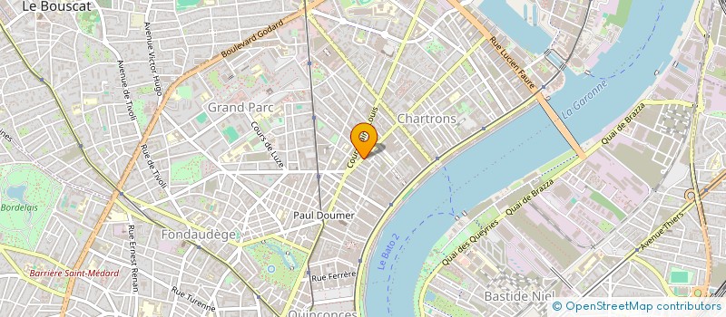 localisation de l'entreprise MADAME TETIANA MYKHAILENKO  BORDEAUX