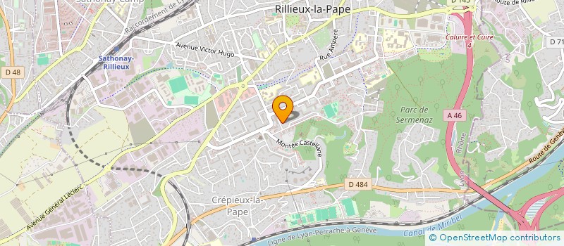 localisation de l'entreprise MADAME TETIANA MYROVSKA  RILLIEUX-LA-PAPE