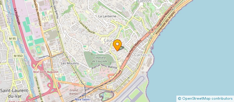 localisation de l'entreprise MADAME TETIANA OSTROPILSKA à NICE