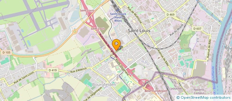 localisation de l'entreprise MADAME TETIANA PAVLENKO  SAINT-LOUIS