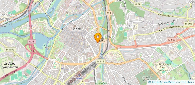 localisation de l'entreprise MADAME TETIANA POHORENA  METZ