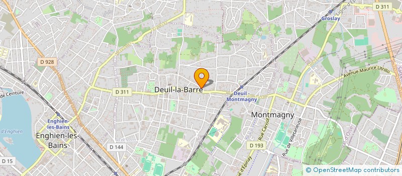 localisation de l'entreprise MADAME TETIANA PULYK à DEUIL-LA-BARRE