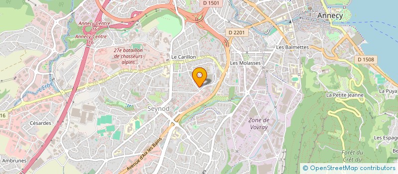 localisation de l'entreprise MADAME TETIANA SHAPOVALOVA à ANNECY