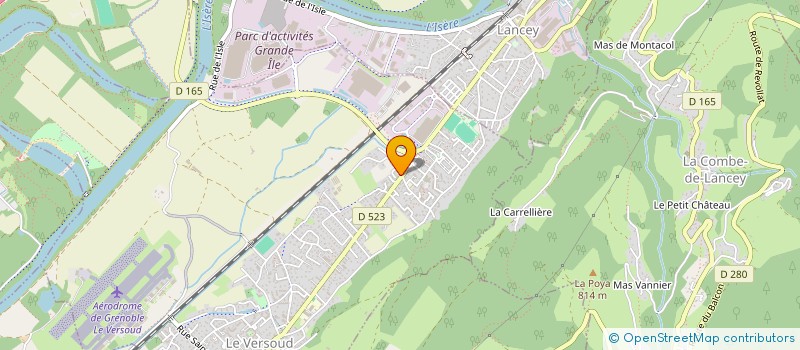 localisation de l'entreprise MADAME TETIANA SHULEPOVA  LE VERSOUD