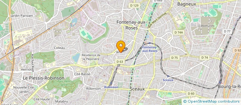 localisation de l'entreprise MADAME TETIANA SYNYTSIA à FONTENAY-AUX-ROSES
