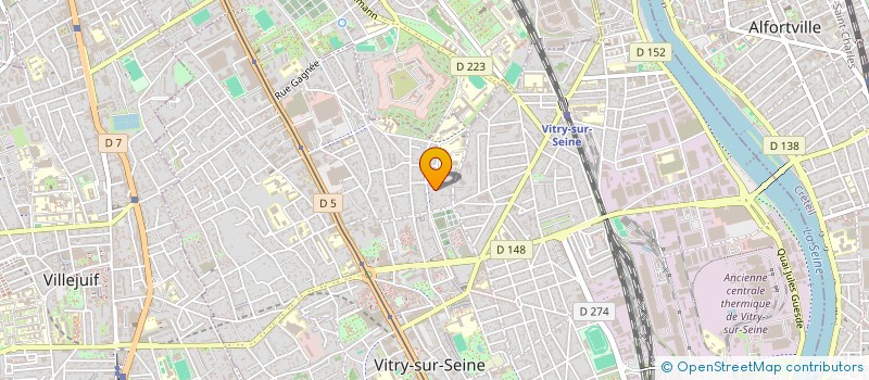 localisation de l'entreprise MADAME TETYANA KOZHYNA à VITRY-SUR-SEINE