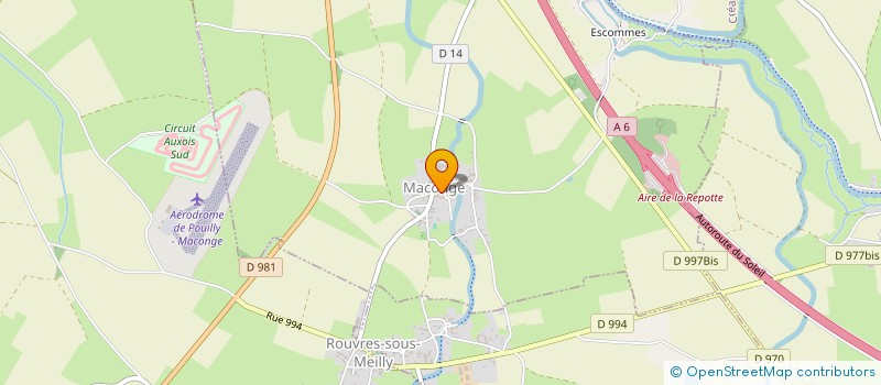 localisation de l'entreprise MADAME TETYANA PLUZHNIKOVA  MACONGE