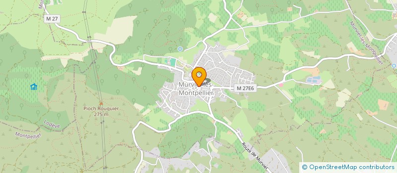 localisation de l'entreprise MADAME TEVAITE CARRERE  MURVIEL-LES-MONTPELLIER