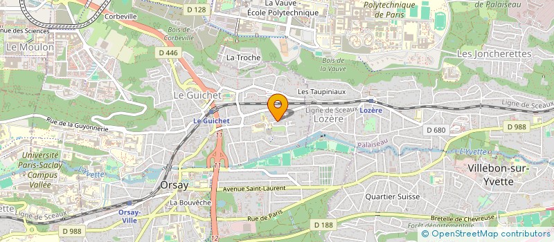 localisation de l'entreprise MADAME TEVY DUBRAY à ORSAY