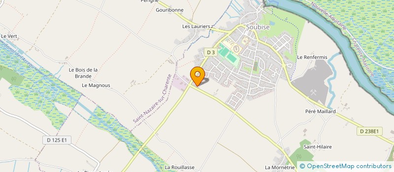 localisation de l'entreprise MADAME THAIS BADOWICZ  SOUBISE