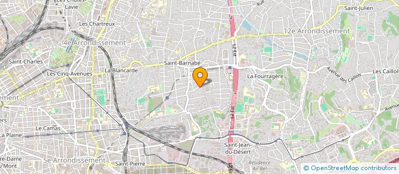 localisation de l'entreprise MADAME THAIS BALME  MARSEILLE