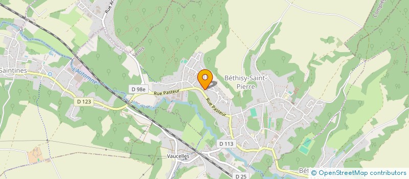 localisation de l'entreprise MADAME THAIS BAUDRON  BETHISY-SAINT-PIERRE