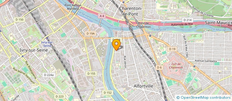 localisation de l'entreprise MADAME THAIS BRITO CIRNE  ALFORTVILLE